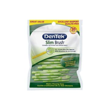 Dentek Slim Brush czyściki międzyzębowe, 32szt, Ultra Thin 2,00-3,00 mm