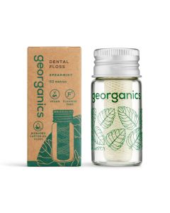 Georganics Naturalna Nić Dentystyczna Mięta Pieprzowa (50 M)