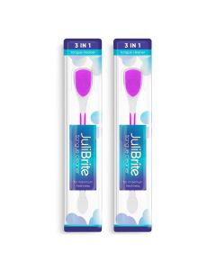 Czyścik do języka JuliBrite 2-pack (różowy)